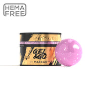 GEL&GO GG24 - LILA ROSE - Su blizgučiu, 15ml.