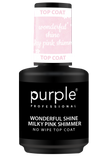 Be TPO Viršutinis sluoksnis be lipnumo "WONDERFUL SHINE MILKY PINK SHIMMER" P461, 15ml